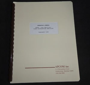 AMPLIFICADOR DE DISTRIBUCIÓN DE VIDEO MODELO 1000 VDA-2 (1X6) MANUAL DE OPERADOR - APCOM - Imagen 1 de 2