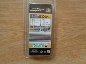 Tacker-Klammer & Nagel Set 2000 tlg. TOP Craft OVP NEU - Bild 1 von 3