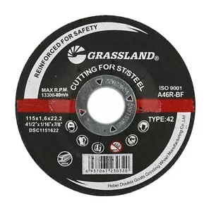 Edelstahl Trennscheibe niedergedrückt Mitte, 4-1/2" x 1/16" x 7/8" (100er Pack) - Bild 1 von 3