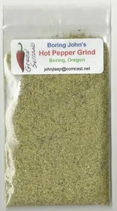 Hot Green Serrano Pepper Powder 0.5 OZ (14 g) - Be Very Careful - Picture 1 of 7