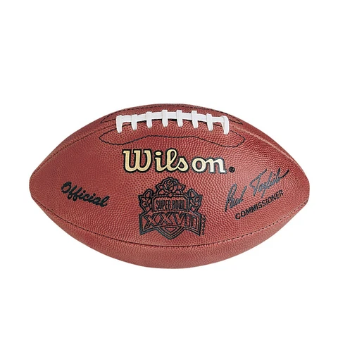 SUPER BOWL XXVII 27 Authentic Wilson NFL Game Football - DALLAS COWBOYS Cover