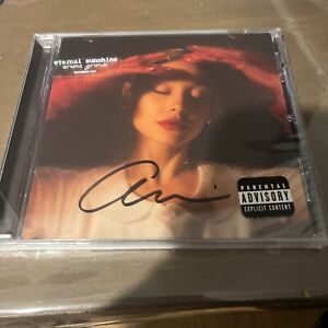 Autographed ARIANA GRANDE Eternal Sunshine SIGNED CD Short Signature Sealed