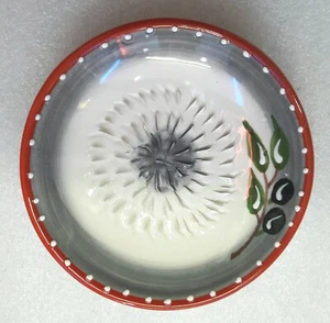 KERAMIK KNOBLAUCHKRATZER SCHALE - Bild 1 von 3