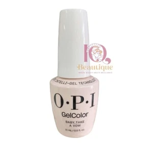 OPI Gel Polish HOT COLOR ON SALE 15ml/0.5 fl oz - GCSH1 Baby, Take A Vow - Picture 1 of 1
