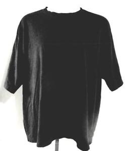 Men Size 3XLT  Black Tshirt Short Sleeve Cotton Blend Knit Concepts by Claiborne