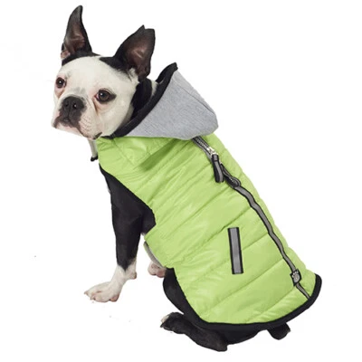 Petrageous Dog Removeable Hooded Stowe Puffer Lime Green Coat Vest XXLarge XXL - Image 1 of 2