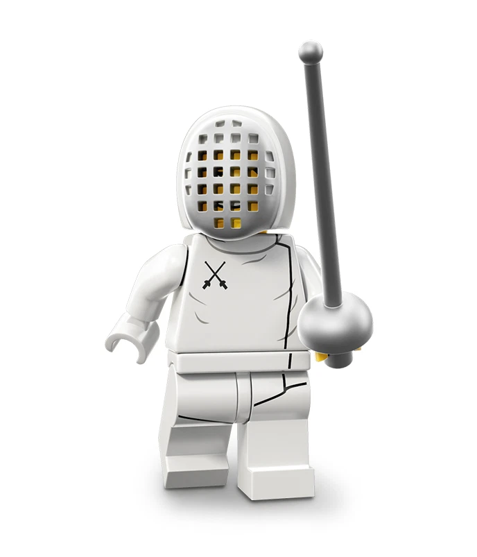 LEGO Fencer Minifigure 71008 Series 13 New Sealed - Image 1 of 1