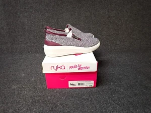 NEW Ryka Ally Purple Grape Slip On Sneakers Women's Size 7.5W (SS33) - Picture 1 of 7