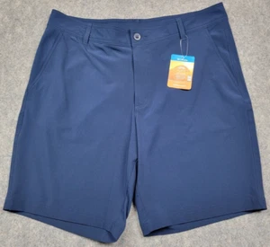 Columbia Shorts Mens 36 Blue 10'' Inseam Mill Creek Short Omni Shade Outdoor NWT - Picture 1 of 16