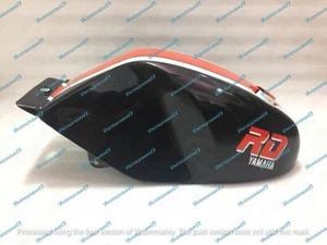 Yamaha Rz350 31k YPVS Red and Black Painted Steel Petrol Tank - Rd Td Lc - Picture 1 of 7