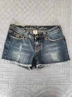 Pantalones Cortos Denim Algodón Industrial tiro bajo Talla 5 Foto 1 de 3