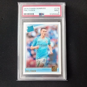 Panini Donruss 2018-19 Phil Foden Rated Rookie RC GRADED PSA 9 - Imagen 1 de 2