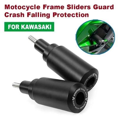 For Kawasaki Ninja H2 H2R Motocycle Frame Sliders Guard Crash Falling Protection - Image 1 of 4