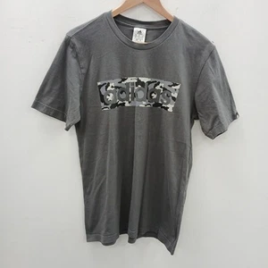 Adidas Grey T-Shirt Size S Pullover Basic Menswear Short-Sleeves Casual RMF03-MF - Picture 1 of 8