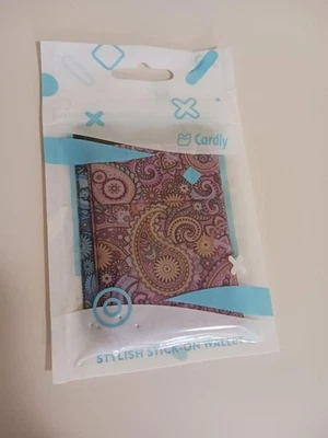 Pack of Two New "Cardly" Stylish Stick-On Wallets for Smart Phones Holds 3 Cards - Image 1 of 2