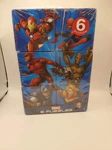 Rompecabezas Marvel SpiderMan Guardian Capitán Ironman Daredevil 48 piezas paquete de 6 - Imagen 1 de 8