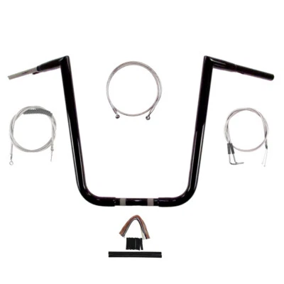 Kit de manillar Jarhead Ape 1990-1995 Harley-Davidson Dyna 1 1/4" negro 18" Foto 1 de 3