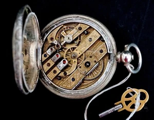 Taschenuhr  Anatolie - Osmanisches Reich - Emile Droz & Freres ca. 1895 - Bild 1 von 10