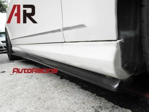 JPM Carbon Fiber Side Skirts Extension Lip For W204 C250 C300 C350 2008-2015 - Foto 1 di 2