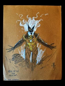 Wild C.A.T.s JIM LEE Signed DAN SCHAEFER Hand Drawn HELL SPONT Art 8.5x11 - Picture 1 of 4
