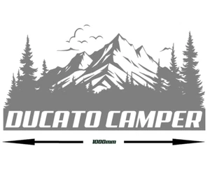 MOUNTAIN RANGE adesivi vinile grafica decalcomanie auto camper caravan DUCATO L - Foto 1 di 1