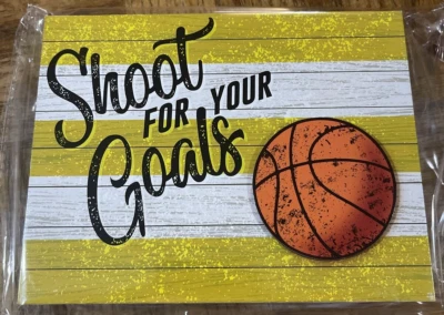 Letrero de baloncesto "Dispara por tus goles" decoración deportiva para habitación infantil - nuevo - ENVÍO 24 HORAS Foto 1 de 4