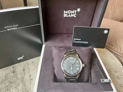 Montblanc Star Legacy fecha automática 43 mm - acero inoxidable plateado para hombre MB126107 Foto 1 de 4