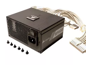 Corsair SF600 600W SFX Platinum 80+ Gold PSU Power Supply SFX RPS0026 for SFF - Picture 1 of 7