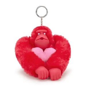 Kipling VALENTINE Boxed MONKEY XL Red Valentine M - RRP £29 - Picture 1 of 2