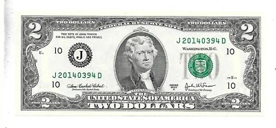 $2 2003-A Cabral/Snow Kansas City JD 2014 Start GEM Crisp Unc. - Image 1 of 2