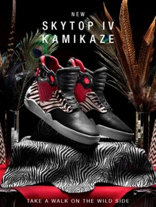 Rare SUPRA skytop 11 kamikaze 4 IV zebra Muska society 413 2 tk II factory - Imagen 1 de 8