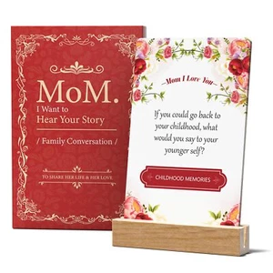 Dreambrook Mom I Want to Hear Your Story Conversation Cards - Mothers Day Gif... - Picture 1 of 7