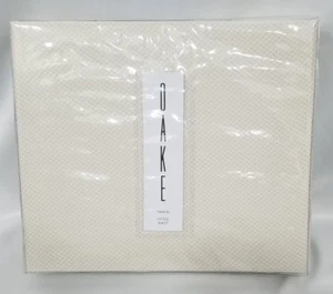 OAKE COLLEGE DORM TWIN XL FITTED SHEET COTTON SATEEN IVORY BEIGE 400 TC NEW - Picture 1 of 4