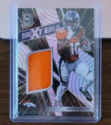 2020 SPECTRA JERRY JEUDY RC NEXT ERA PATCH /99 !!  - Image 1 of 2