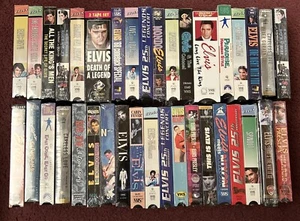 Elvis Presley Huge VHS Movies Lot 37 Sealed VHS Collection - Imagen 1 de 12