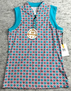 Tail Activewear Ladies Sleeveless Golf Top , Mandarin Funnel Sz XS - Imagen 1 de 12