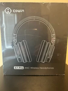 COWIN E7 PRO ANC Wireless Noise Cancelling Headphones Bluetooth NEW! AND SEALED - Picture 1 of 2