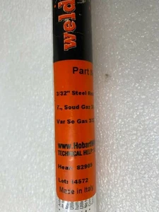 Hobart 770141 Copper Coated Steel Welding Rod 3/32 x 36" Long 12 pk Brazing Rods - Picture 1 of 4