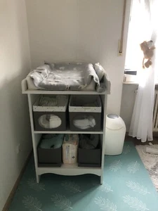 wickelkommode gebraucht, weiß, vom Ikea/ Umbau auf Buchregal möglich - Bild 1 von 4