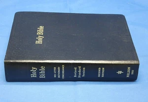 Holy Bible Nelson 1972 Red Letter Dictionary Concordance Blank Dedication 2853 - Picture 1 of 17
