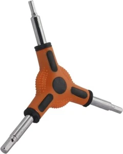 Y Form Fahrrad 3 Wege Sechskantschlüssel Schraubenschlüssel Drehmoment 4,5,6 mm Inbusschlüssel Werkzeugstahl - Bild 1 von 5