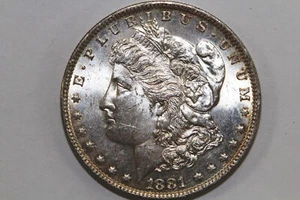 1881-O Morgan 90% Silver Dollar Grading Mint State (MDX5119) - Picture 1 of 4