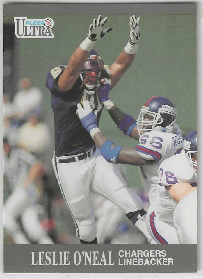 1991 Ultra #126 Leslie O'Neal San Diego Chargers CHOF Oklahoma State - Image 1 of 1