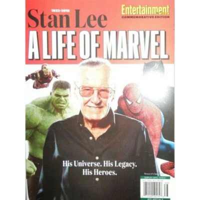 STAN LEE entertainment weekly LIFE OF MARVEL his universe HIS LEGACY & HEROES - Image 1 of 4