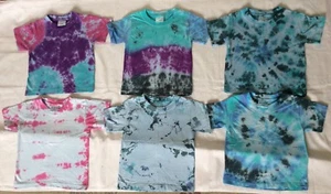 Ooak Tie Dye Alter 1-2 Kinder T-Shirt - Bild 1 von 2