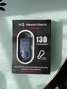 MaxxmAlarm/iMaxAlarm Eco Maxx Portable Personal Security Alarm Matte Blue - Picture 1 of 4