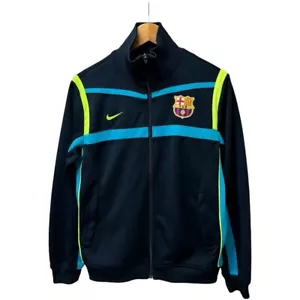 NIKE FC BARCELONA Tracksuit Top Men's Vintage Training Jacket FCB Size S - Picture 1 of 7