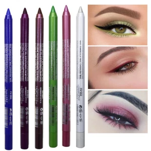 Bunt Eyeliner Lidstrich Gel Stift Augen Glitzer Perle Matt Schweißsicher ✪ ⊿ - Bild 1 von 25