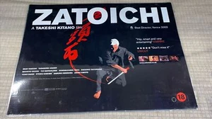 Zatoichi movie poster  Laminated Takeshi Tikano-  uk quad poster - 30 x 30inches - Picture 1 of 2