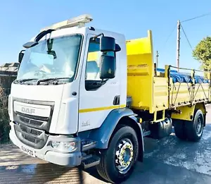 2014 DAF LF55.250 TARMAC CHUTES TIPPER 18 TON 3 SEAT EURO-6 U-LEZ 97,000 MILES - Picture 1 of 14